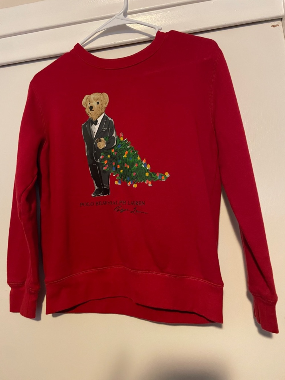 Polo by Ralph Lauren Red Bear Graphic Sweatshirt